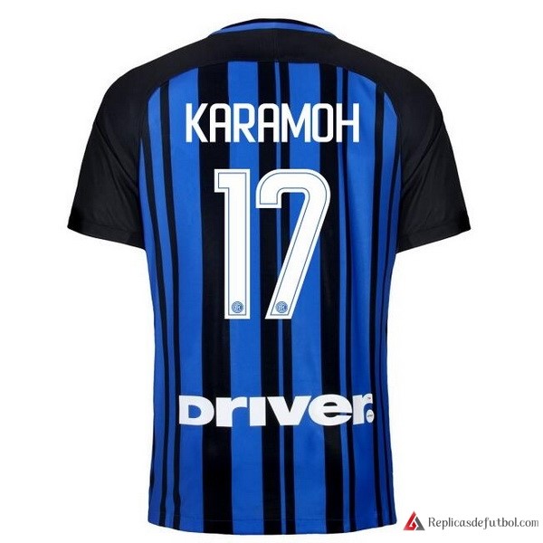 Camiseta Inter Primera equipación Karamoh 2017-2018